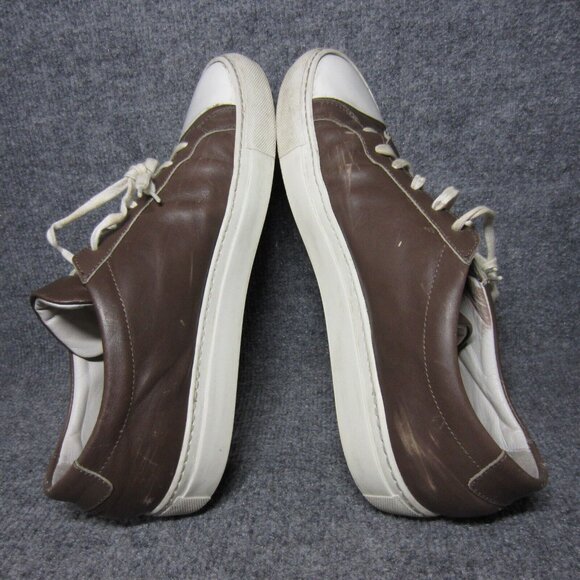 Common Projects Sneakers Men's Low Top Lace Up Brown Leather Shoes 44 US 11 - Picture 8 of 13